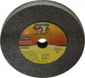 Norton 32A46-KVBE Grinding Wheels 4" x 1/2" x 1/2" 66243529845 (Pack of 5) - Picture 1 of 6