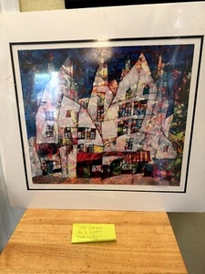 HARRY GUTTMAN "PARIS Nights" LIMITED EDITION Serigraph Signed On Paper - Picture 1 of 4