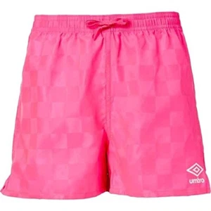 NEW Umbro Soccer Athletic Gym Shorts Pink Youth Medium (10-12) - Picture 1 of 2