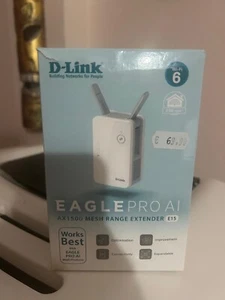 D-Link E15 ripetitore Wi-Fi 6 extender dual band AX1500 con porta ethernet - Foto 1 di 1