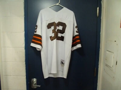 Camiseta de futebol Cleveland Browns Jim Brown nº 32 XXL Mitchell Ness - Imagem 1 de 4