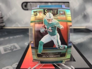 2021 Select Football Hunter Long Silver Prizm Concourse RC Dolphins Die Cut - Picture 1 of 2