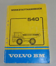 Manuel D'Atelier Volvo Bm Dumper 540 Support 08/1987
