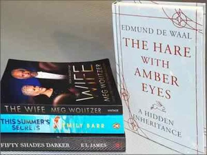 4 X Bulk Books ─ Meg Wolitzer Emily Barr E L James &Edmund de Waal FREE Post Lot - Picture 1 of 2