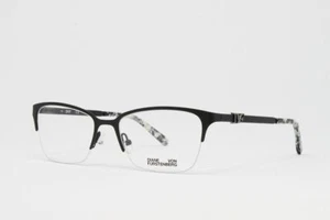Diane Von Furstenberg Women's Eyeglasses DVF8056 001 Black 52mm Half Rim NEW! - Picture 1 of 6