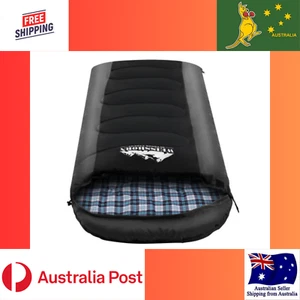 Weisshorn Sleeping Bag Camping Hiking Tent Winter Thermal Comfort 0 Degree Black - Picture 1 of 6