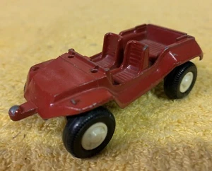 Vintage 1969 Tootsie Toy Diecast Car - Red Dune Buggy Jeep Chicago USA - Picture 1 of 5