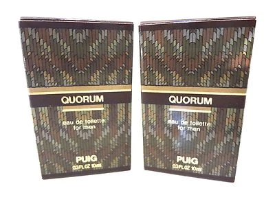 2 Quorum By Antonio Puig Eau De Toilette 0.3 Oz For Men TRAVEL SIZE SPLASH - Image 1 of 2