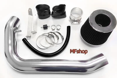 All Black For 1995-1998 Nissan 240sx S14 Silvia 2.4L Air Intake Kit + Filter - Imagem 1 de 3