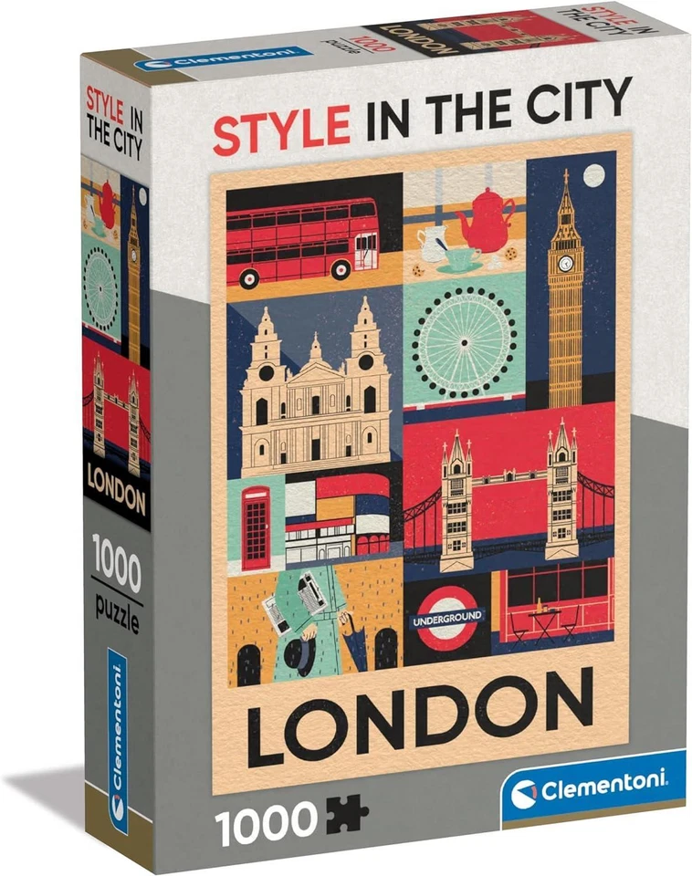 Clementoni Style In The City London Jigsaw Puzzle (1000 Pieces) - Изображение 1 из 1