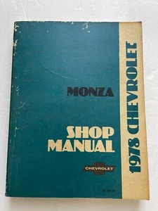 1978 Chevy Monza Repair Manual Book Repair Shop OEM GM - Picture 1 of 2