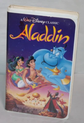 🎬 Aladdin — Walt Disney The Classics Black Diamond (1992 / видеокассеты) — раскладушка - Изображение 1 из 4