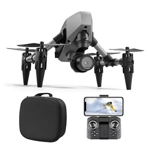 Foldable Mini Drone With HD Camera Dual Lens WiFi FPV Quadcopter With Carry Case - Picture 1 of 17