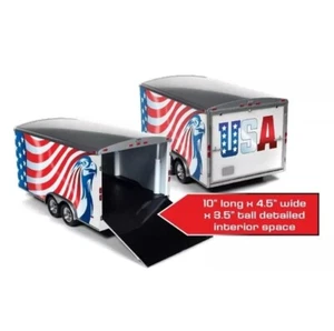 1/18 Autoworld Enclosed Trailer (AMM1266) American Muscle Diorama - Picture 1 of 5