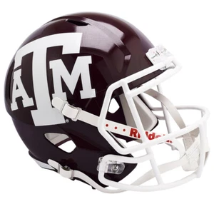 Texas A&M Aggies Riddell Speed Full Size Replica Football Helmet - Picture 1 of 4