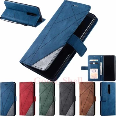 For OnePlus 8 / 8 Pro Magnetic Wallet Card Holder Flip Stand Leather Case Cover - Image 1 of 4