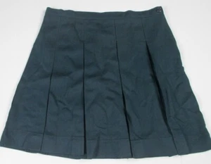 LANDS END Marine Schuluniform Box Plissee Oberteil Knie Rock Mädchen 8 *NEU* - Bild 1 von 4