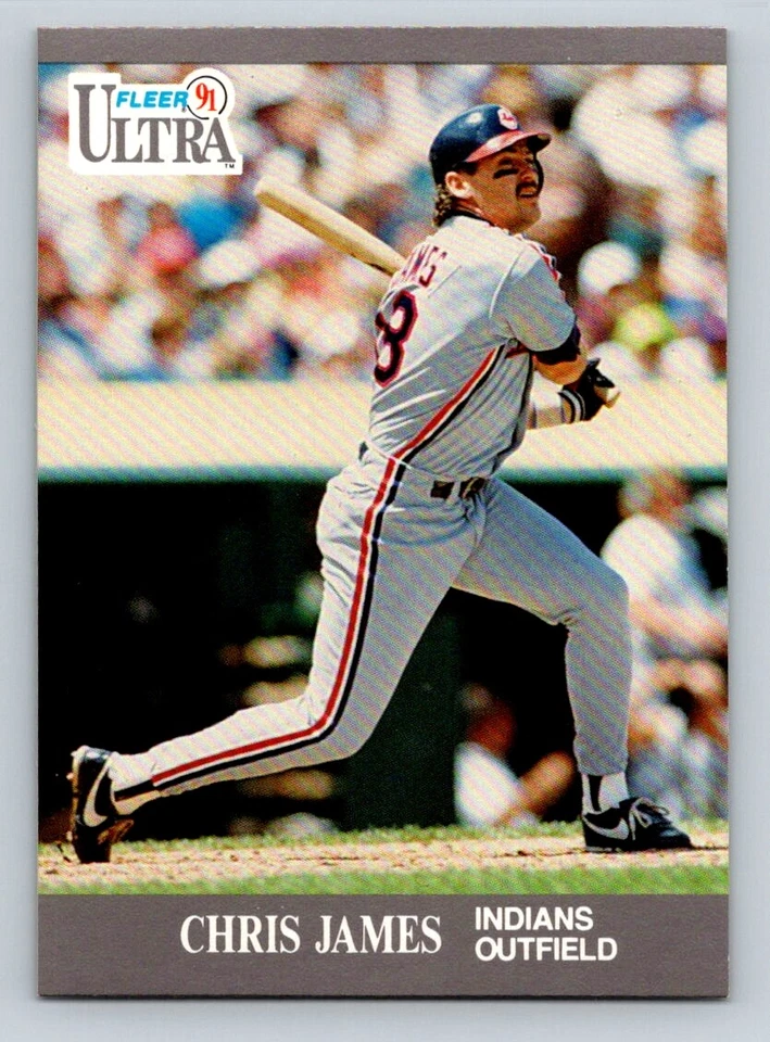 1991 Ultra 111b Chris James Cleveland Indians - Image 1 of 2