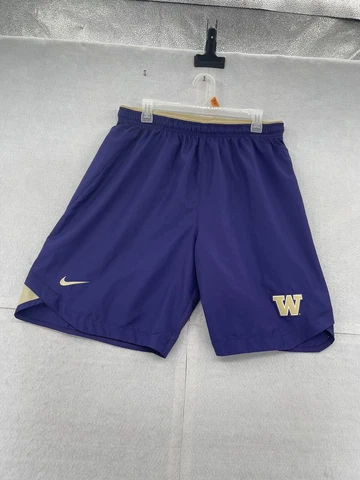 Washington Huskies Shorts Adult XL Extra Large Purple Nike Dri-Fit Basketball Cover