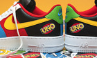 Nike Air Force 1 07 QS Shoes UNO White Black Blue Red Yellow DC8887-100 Mens