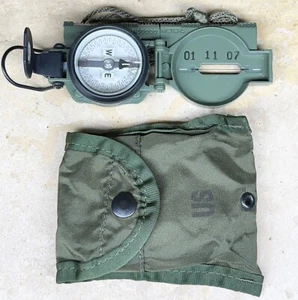 Vintage Cammenga US Military Magnetic Compass 3H NSN 6605-01-196-6971 Case RARE - Picture 1 of 17