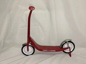 Salesman Sample Red Radio Flyer Small Miniature Toy Scooter 11x13" Doll Sized - Picture 1 of 13