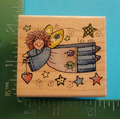 Sello de goma QUILTERS ANGEL de Hero Arts Foto 1 de 2