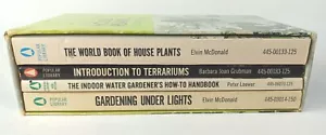 Vtg Gardening Book Set Of 4 Indoor House Plants Terrariums Lighting Boxed - Imagen 1 de 16