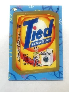 Wacky Packages Flashback 1 Gold Tied - Picture 1 of 6