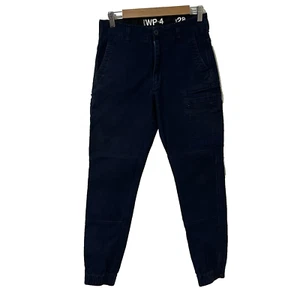 FXD WP-4 Navy Blue Men's Cuffed Work Pants Size 28 Cargo Tradie Carpenter - Picture 1 of 7