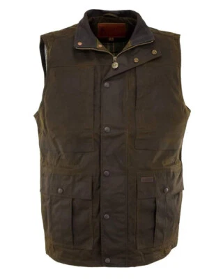OUTBACK TRADING Men Deer Hunter Waterproof Bronze Vest w/ Various Pockets, Sizes