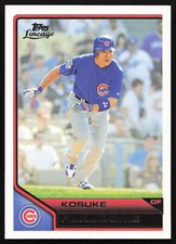 2011 Topps Lineage #73 Kosuke Fukudome     Chicago Cubs Card