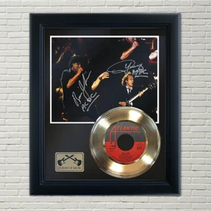 AC/DC "Hell's Bell's" Framed Gold Record Reproduction Signatures - Picture 1 of 3