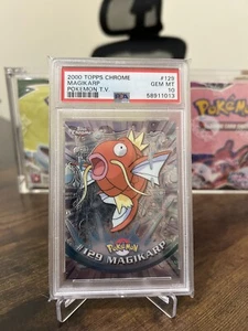 PSA 10 Gem Mint Topps Chrome Magikarp #129 Pokemon 2000 - Picture 1 of 2