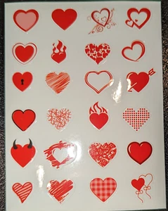 Adesivi Cuore San Valentino Scrapbooking San Valentino Amore Romance - Foto 1 di 4