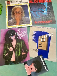 5 x Konzertplakate concert poster 1977 Patti Smith - Nina Hagen Ultravox trimmed - Bild 1 von 8
