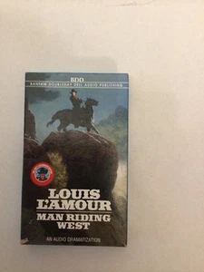 Louis L’Amour Audio Dramatization Cassette Man Riding West - Picture 1 of 4