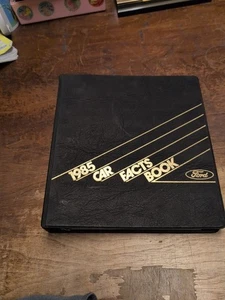 1985 Ford Car Facts Book Dealer Album Manual Mustang Thunderbird Crown Victoria  - Bild 1 von 13