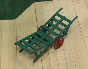 O SCALE On3 On30 STATION LUGGAGE TROLLEY WOOD/METAL KIT BERKSHIRE VALLEY #653 - Picture 1 of 2