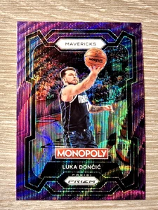 2024-25 PANINI PRIZM MONOPOLY PURPLE WAVE LUKA DONCIC DALLAS MAVERICKS #22 - Picture 1 of 2