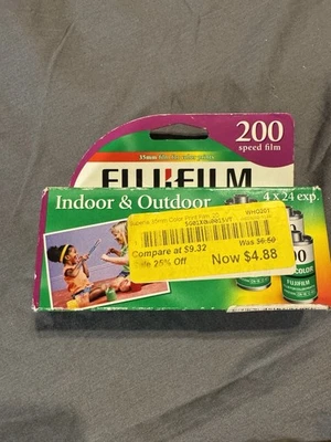 Fujifilm 200 35mm Film 4 Rolls 24 Exp Each Unopened Expired 2019 - Image 1 of 4
