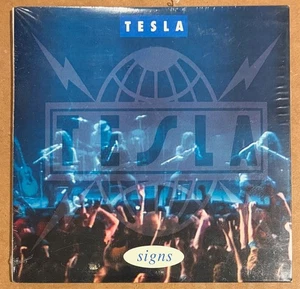 Tesla - Signs (Clean Version) RARE promo radio only CD single '90 (SEALED - NEW) - Picture 1 of 2