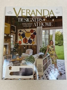 Veranda Magazine Mar Apr 2024 Designer's at Home Lauren Santo Domingo Decorating - Picture 1 of 1