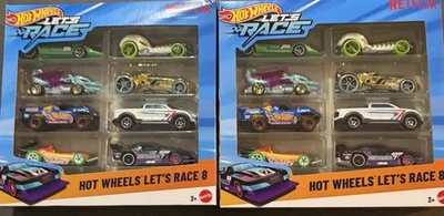 2Hot Wheels 2025 Mainline Hot Wheels lets Race 8 Pack GT-Scorcher Dragon Blaster - Image 1 of 4