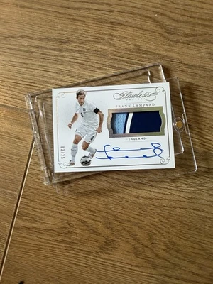2015-16 Panini Flawless Soccer Frank Lampard England /25 Patch ON CARD Auto - Image 1 of 2
