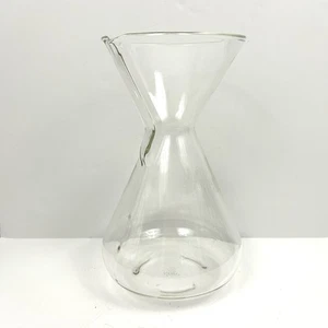 Vintage Chemex Pyrex Large 11” Green Stamp Embossed Carafe USA #USW - Picture 1 of 5