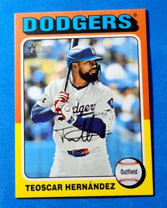 Teoscar Hernandez 2024 Topps Heritage High Number #535 Mini SP LA DODGERS - Bild 1 von 2