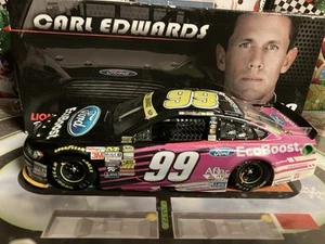 Carl Edwards 2014 #99 Ford EcoBoost Pink Playoffs 1:24 Custom NASCAR Diecast - Picture 1 of 9