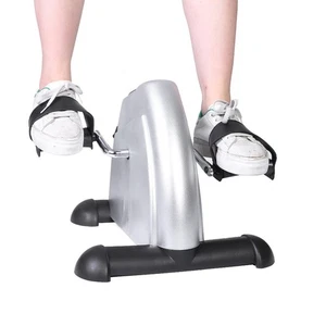 ~Portable Hand Foot Pedal Trainer Exerciser Mini Exercise Tool For Gym Indoor - Picture 1 of 12