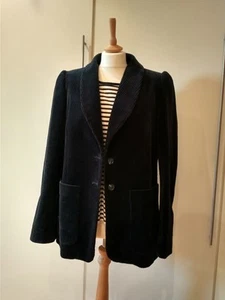 Brora Dark Blue Corduroy Blazer Jacket UK 14 - Picture 1 of 12
